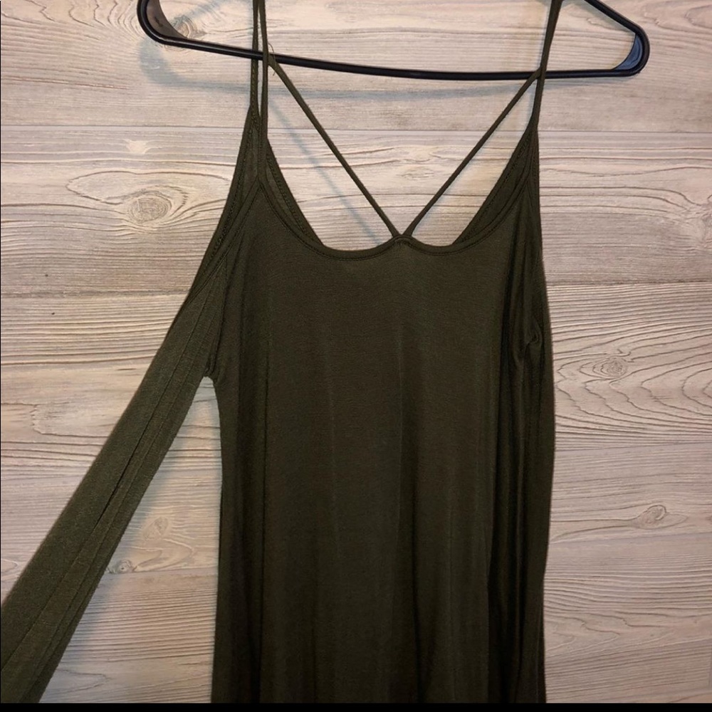 green tank like long sleeve